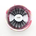 Best selling Pink cardboard packaging  27-30mm Model No.005 3D mink false eyelashes